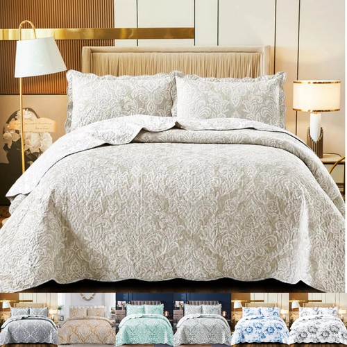 Piece quilted bedspread - quilted,