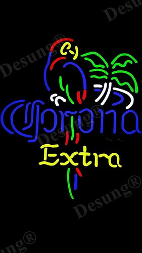 Corona extra beer parrot left - parrot,