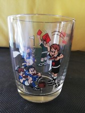 NUTELLA BICCHIERE IMMAGIMATTE ARBITRO NAZIONALE CALCIO ITALIANA FERRERO GLASS 