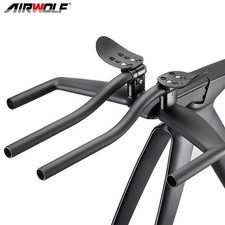 AIRWOLF T1100 Aero Carbon Racing Time Trial Manubrio TT Bar Triathlon Manubrio