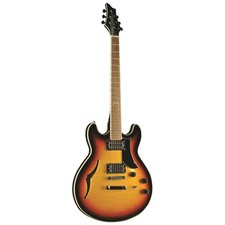 Eko MIA IV SA-VB Chitarra semiacustica con 2 pickup humbucker, Vintage Sunburst
