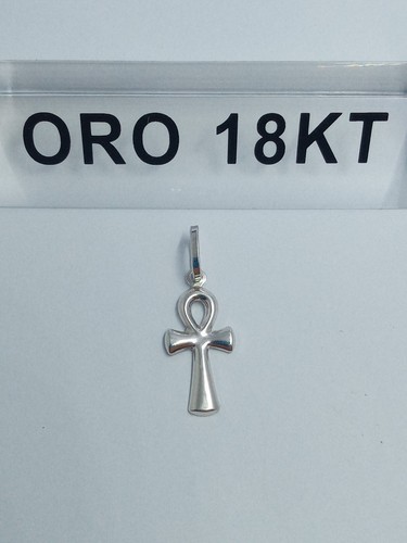 Croce oro bianco 750 - in,