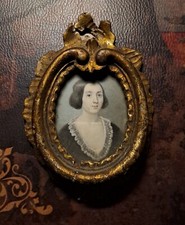 Quadri Antichi. 10 Centimetri di pittura su carta di grande qualità!XIX secolo