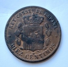 Spagna - Alfonso XII° moneta