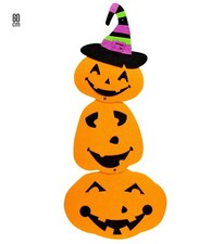 Zucche con cappello da strega