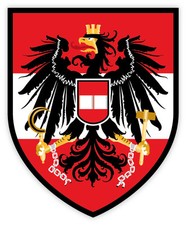 Adesivo decalcomania squadra austriaca OFB Österreich National Football Association 4" x 5"