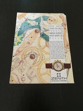 1991 EL PRIMERO ZENITH GOLD WATCH OROLOGIO VINTAGE AD PUB EPOCA