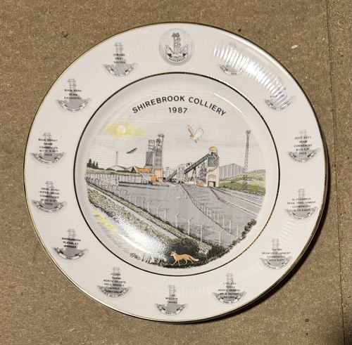 Shirebrook colliery plate - colliery,