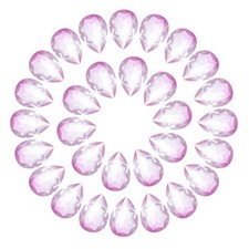 30 Pezzi Strass a Goccia 13x18