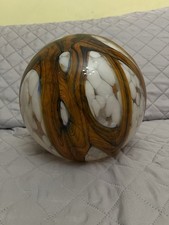 LAMPADARIO PALLA VETRO DIAMETRO FOTO 100mm Modernariato Vintage Design ITALY