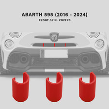 Per Abarth Copri Griglia Anteriore | 595 Serie 4 (2016-2024) | Rosso