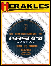 Monofilo Japan mulinello Herakles KASUMI DARK BLUE mt.100 spinning TROUT AREA