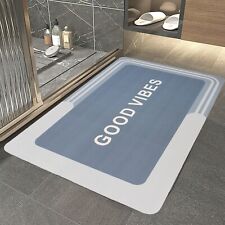 TAPPETO BAGNO ASSORBENTE ANTISCIVOLO LAVABILE 2 MISURE PIU' COLORI MULTIUSO