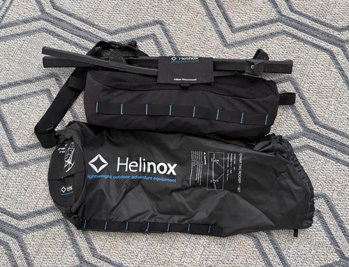Sedia helinox due nero blu - due, nero/blu