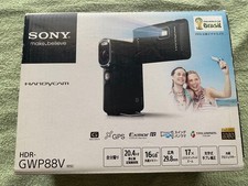 Sony HDR-GWP88V impermeabile 20,4 MP Handycam 17x zoom GPS videocamera usata