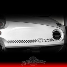 Adesivo FIAT 500 SCACCHIERA