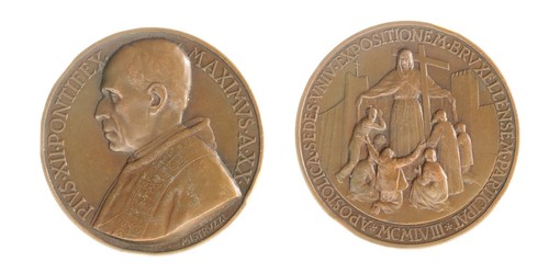 Md5 medaglia pio xii - medaglia,
