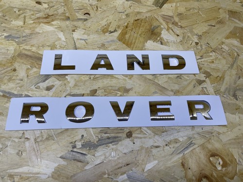 Land rover scritta cromato - scritta, 4