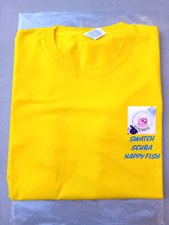 Swatch Scuba Happy Fish SDN101 T shirt Vintage Anni 90 Colore Giallo Pochi Pezzi