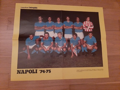 Intrepido poster napoli 1974 - +,