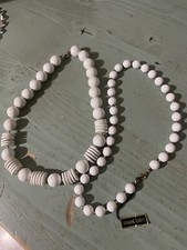 2 COLLANE DONNA BIANCO PERLE