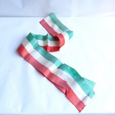 Fascia Bandiera Italiana tricolore lungh. 180x10 cm.