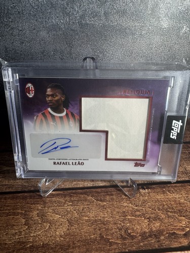 Topps rafael leao patch auto - topps,