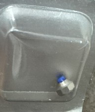 Corona Cartier Acciaio pietra Blu MX00072N originale sigillata Leggi Descrizione