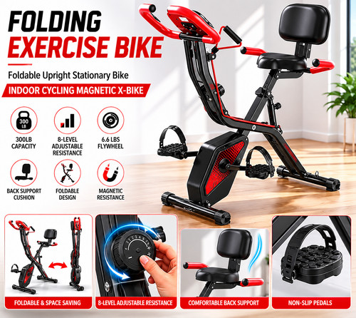 Bici esercizio pieghevole - bici,