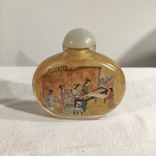 Snuff bottle Vetro Dipinta Al