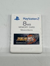 MEMORY CARD PLAYSTATION 2 PS2 ORIGINALE ED. LIMITATA BIANCA SUPER ROBOT WARS 8MB