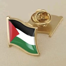Spilla Palestina con Bandiera