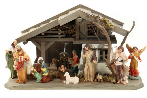 Presepe legno - in,