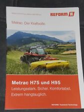 Reform Metrac H75 e H95 depliant trattori tagliaerba del 08/2023 (25017)