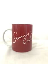 SIMON'S CAT TAZZA MUG CERAMICA - ROSSA - ZAUNKONIG ART 100919 EAN 4260185591434