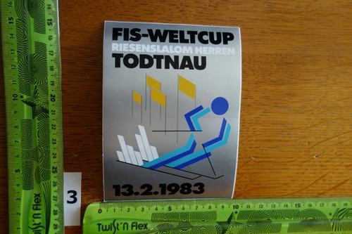 Vecchio adesivo sport sci - , fis
