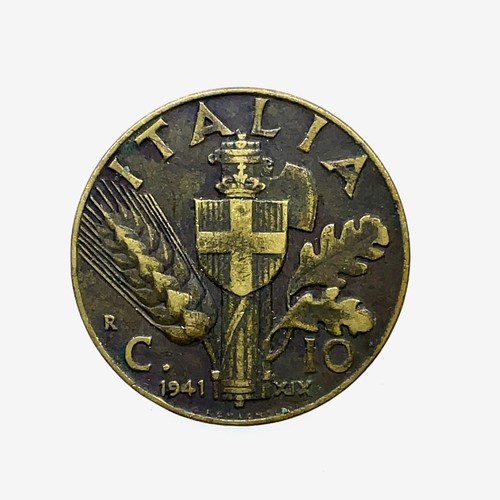 1941 italia moneta 10 - 1941,