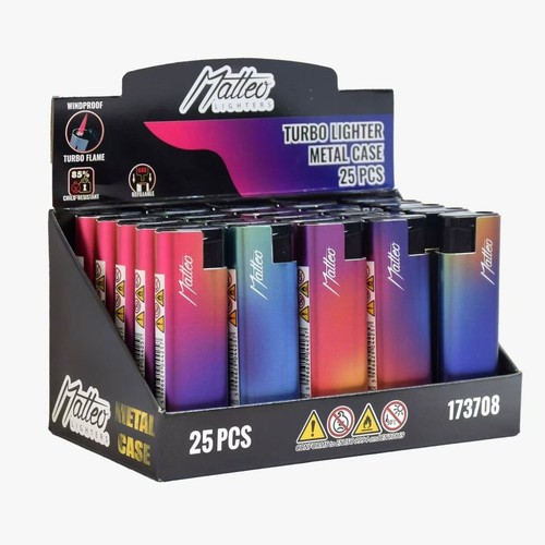 Set accendini matteo turbo - set,