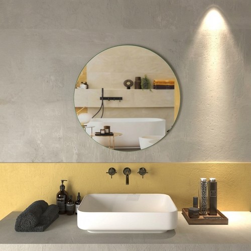 Progetto specchio bagno - specchio, tondo
