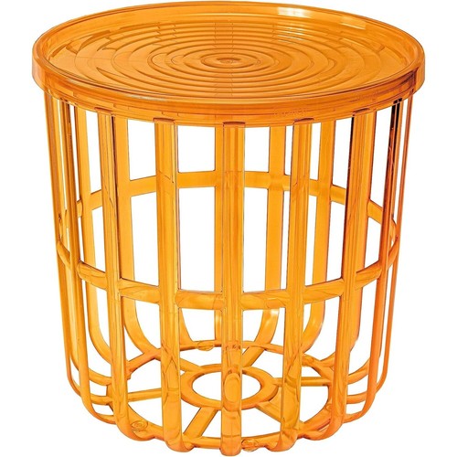 Tavolino rotondo con cestino - tavolino,