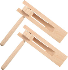 2 Pezzi Raganella in Legno