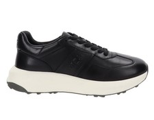 4US Sneakers Uomo in Pelle Con Lacci By Cesare Paciotti - NER (Nero)