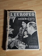 L'europeo Settimanale D'epoca Vintage Magazine Italy Lotto 9 Composizione 5 Pz