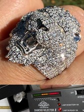 Anello uomo MOISSANITE grande
