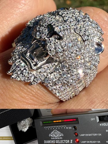 Anello uomo moissanite - anello,