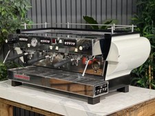 LA MARZOCCO FB70 3 GRUPPI MACCHINA CAFFÈ ESPRESSO BIANCA CAFFÈ COMMERCIALE...