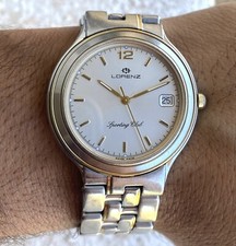 Orologio Lorenz Sporting Club Quart Uomo Swiss Made Cristallo Zaffiro 3ATM 37mm
