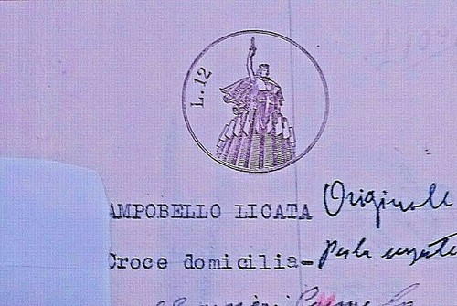 1945 carta bollata lire - 1945,