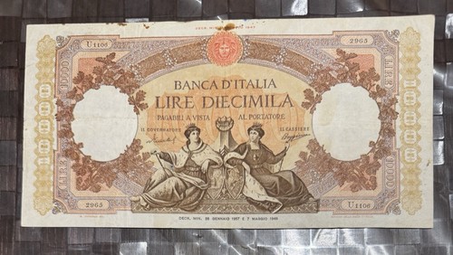 10000 lire regine del - del, mare