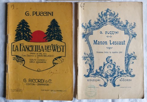 Puccini manon lescaut e - manon,